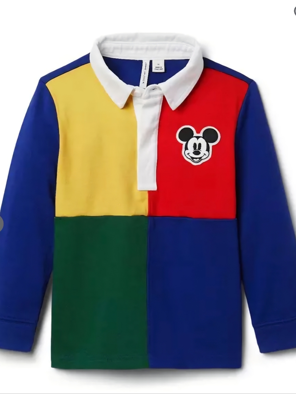 Disney Janie And Jack Colorblock Mickey Rugby Shirt 3